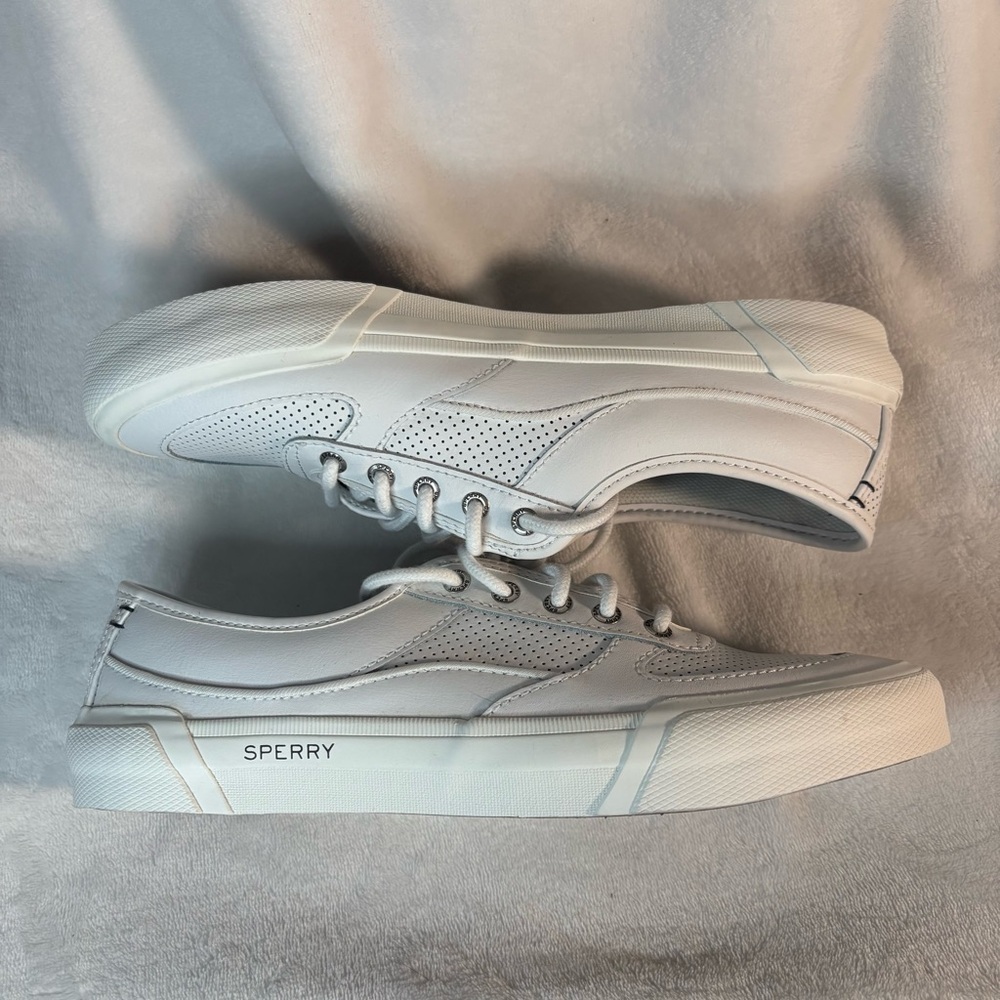 Sperry soletide white leather sneakers - Picture 5 of 6